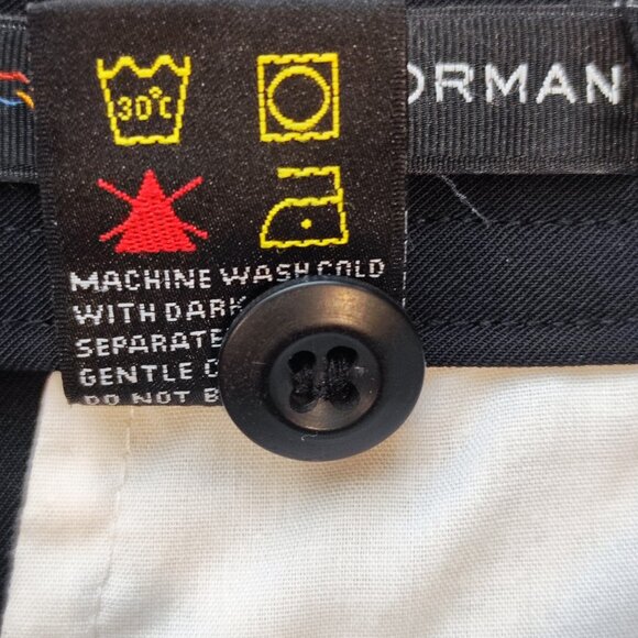 Greg Norman casual dress flat front short black men's size 38 - Picture 6 of 10